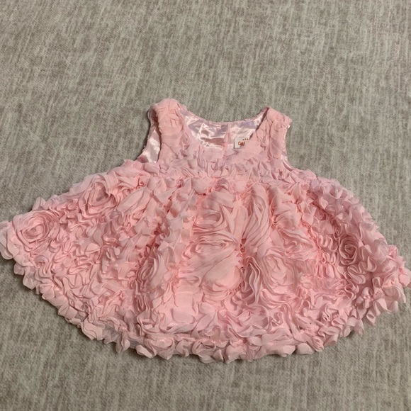 Cat & Jack Dresses Pink Ruffled Cat Jack Infant Dress 3m Poshmark